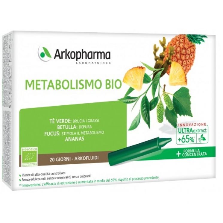 Arkopharma Arkofluidi Metabolismo Bio 20 Flaconcini